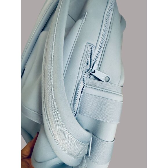 Dagne Dover Dakota Large Laptop Backpack in Daylight Pale Blue Color - Picture 7 of 10